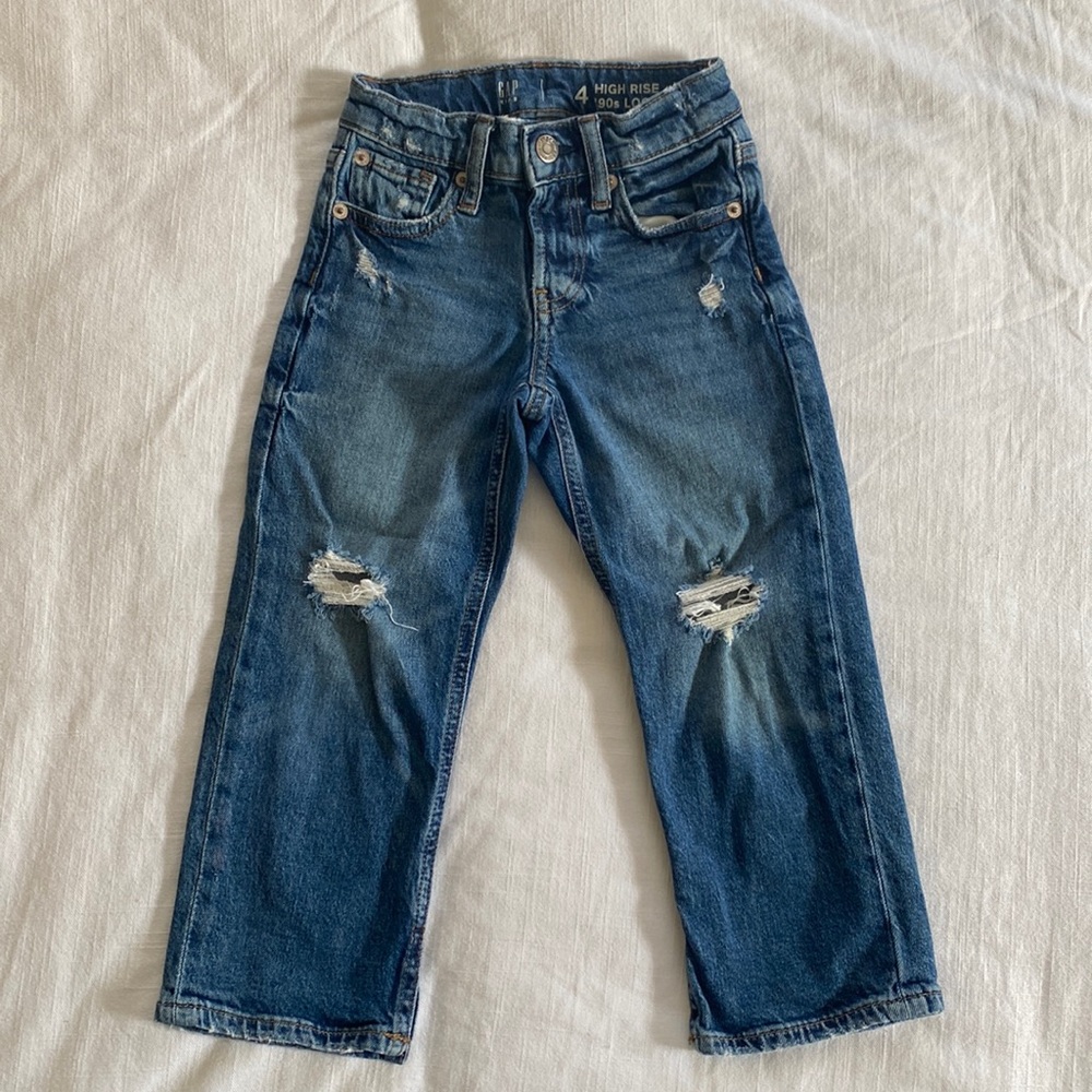 Gap Kids Girls High Rise 90’s Loose Jeans